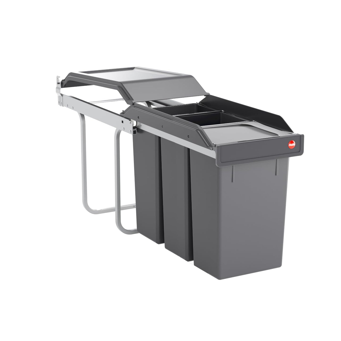 Einbau-Mülleimer mit Mülltrennsystem (3x10 L), 3650132