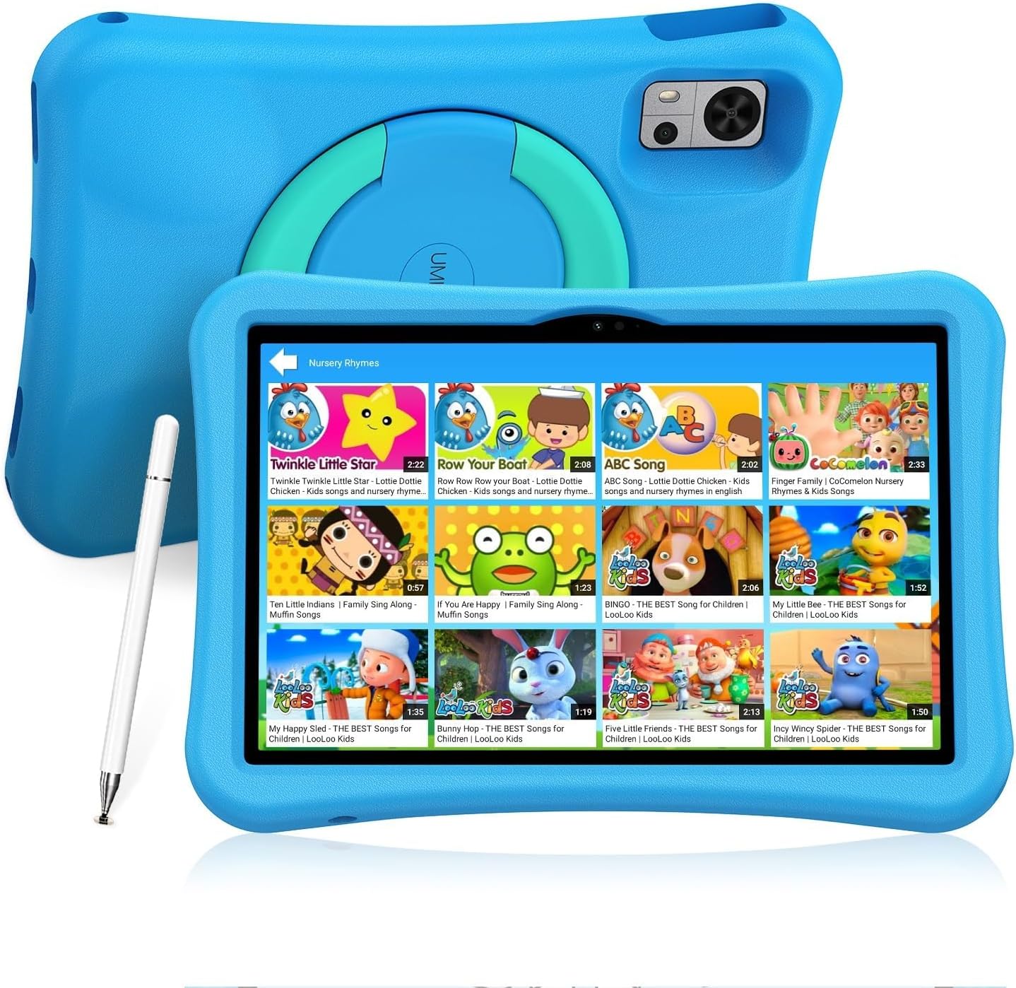 Kinder-Tablet mit Elterlicher Kontrolle, blau