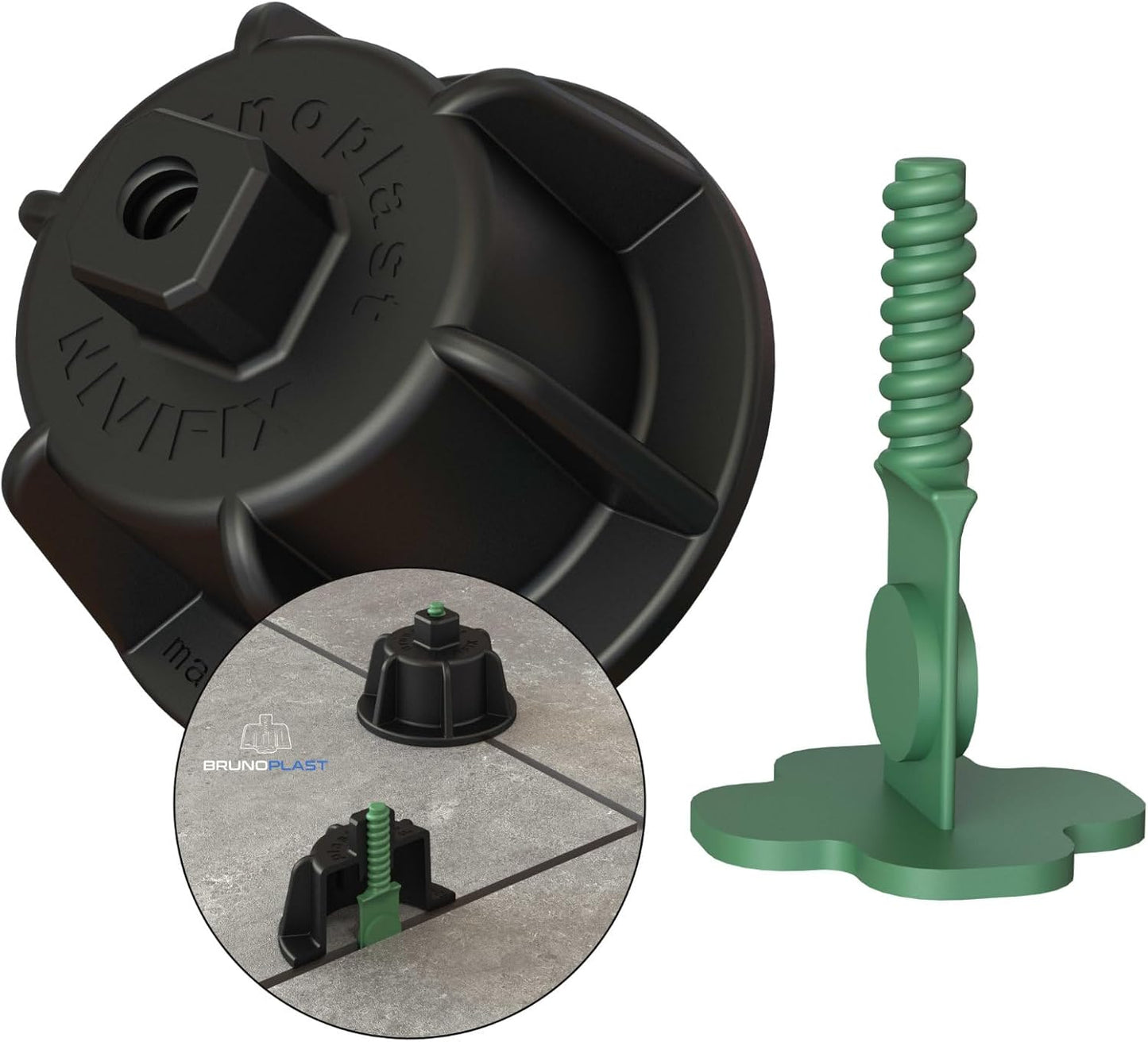 Fliesen-Nivelliersystem, Gewindelaschen PRO 4mm (250 Stück)