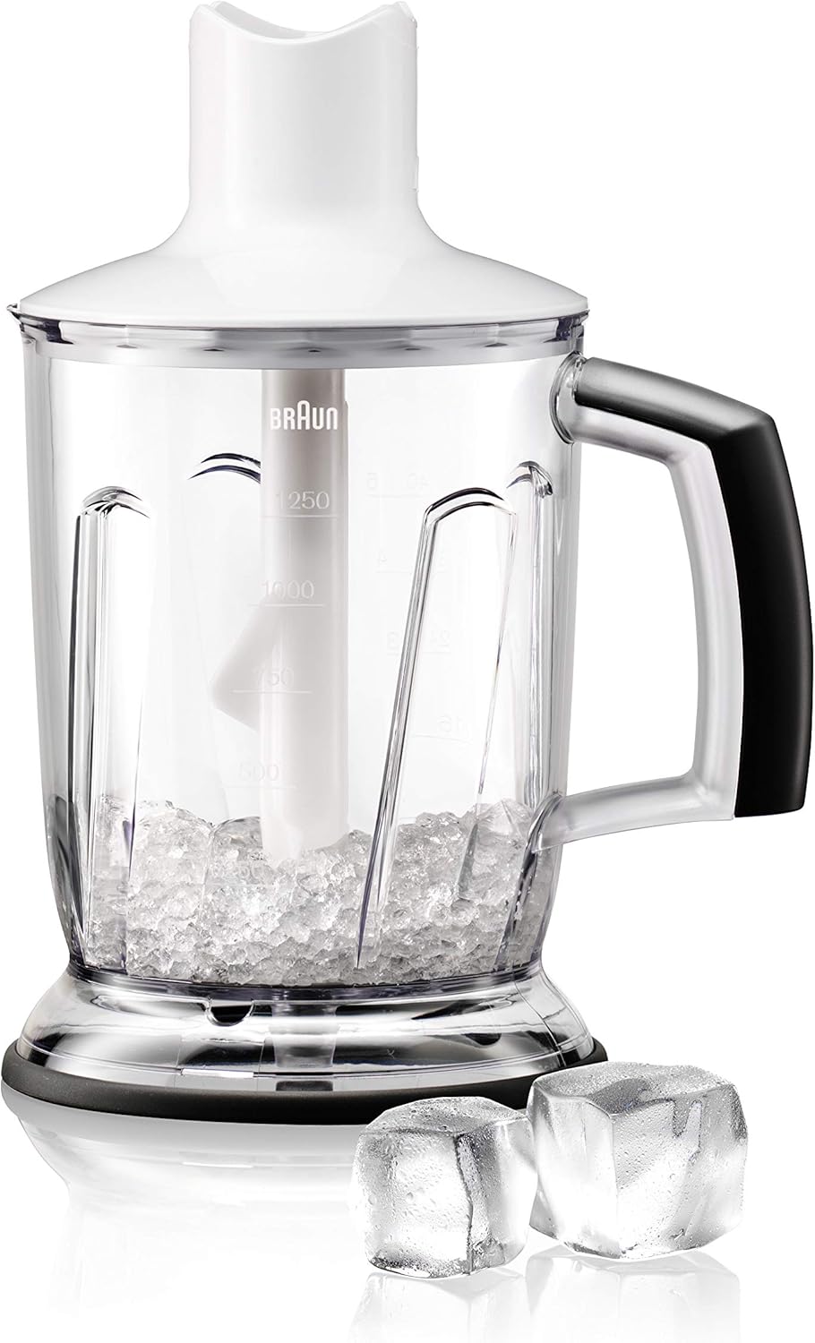 MultiQuick MQ 40 3-in-1 Stabmixer Aufsatz für MultiQuick Stabmixer, Weiss