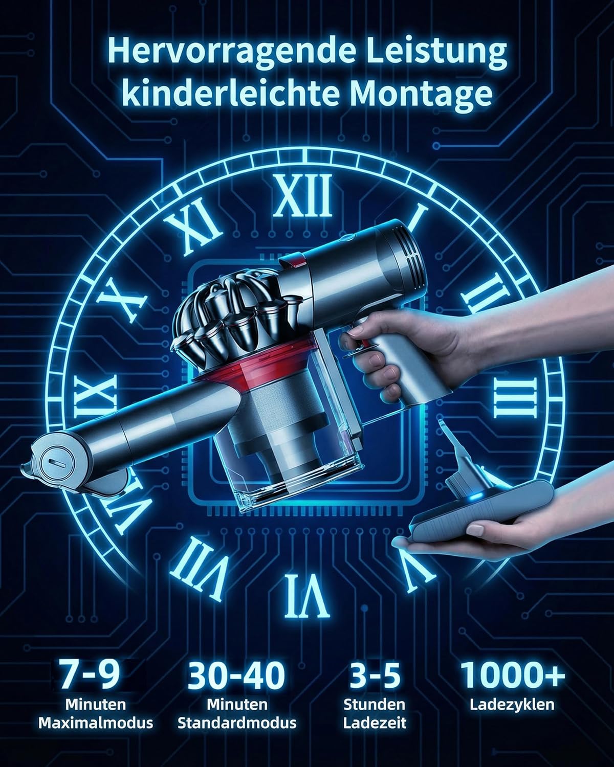 Ersatzakku für Dyson V7, Gray-v7