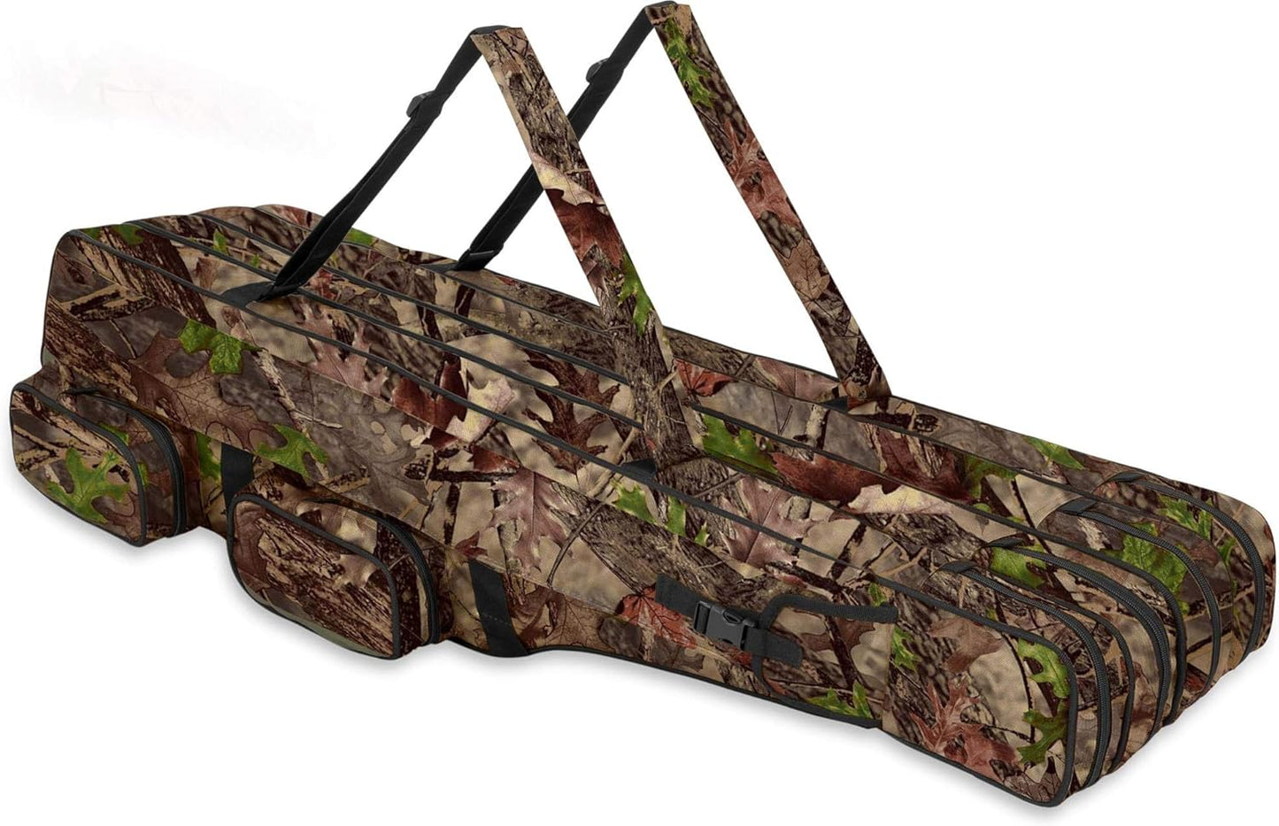 Rutentasche Angelkoffer mit 4 Innenfächern, 190 cm, Hunting Camo 4 Innenfächer 190 cm