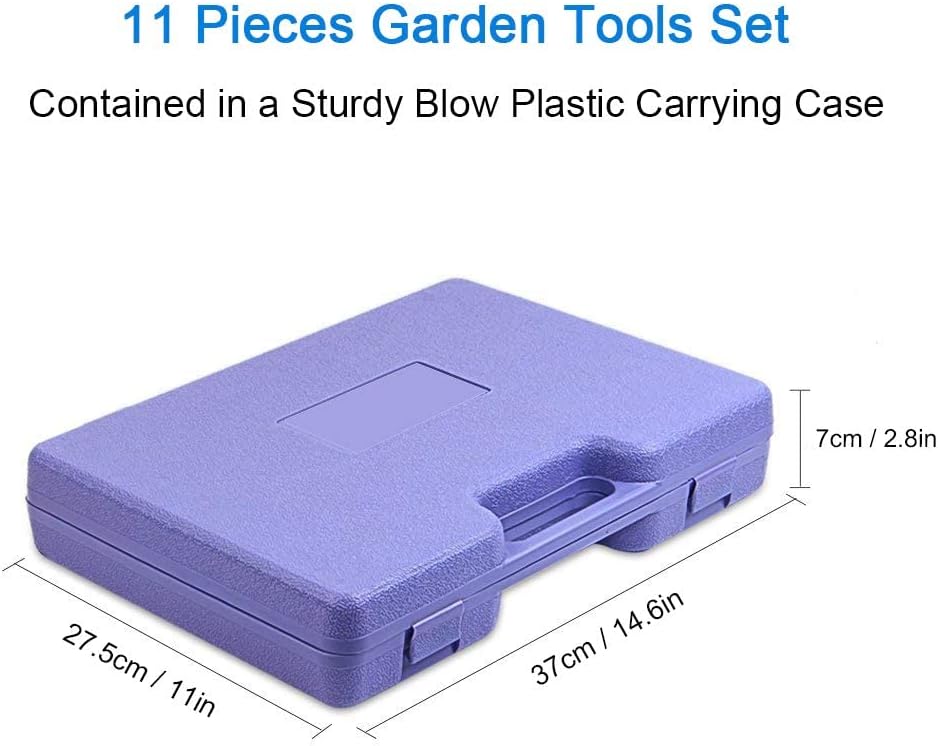 11-teiliges Gartenhandwerkzeug-Set, 11 pezzi set viola