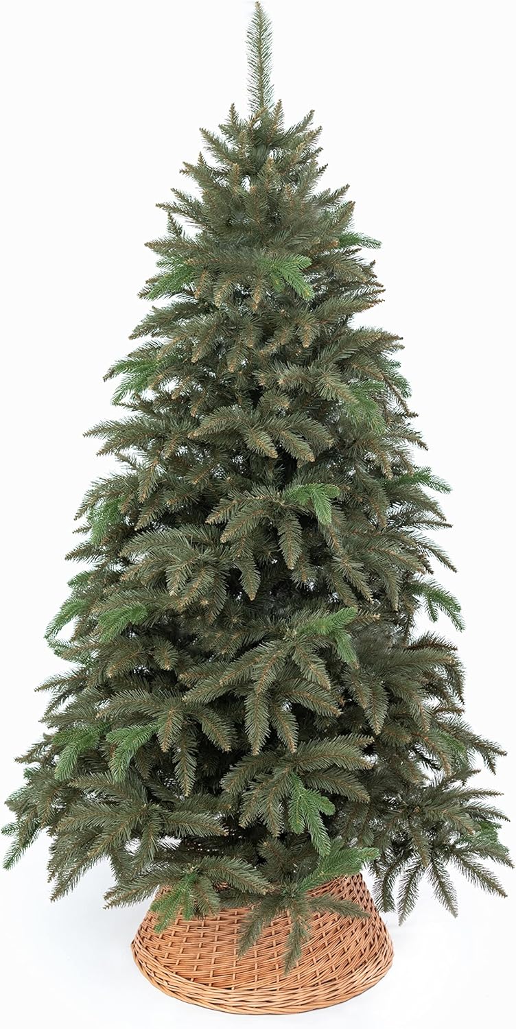 Weihnachtsbaumkorb aus Weide, 38 x 60 x 25 cm