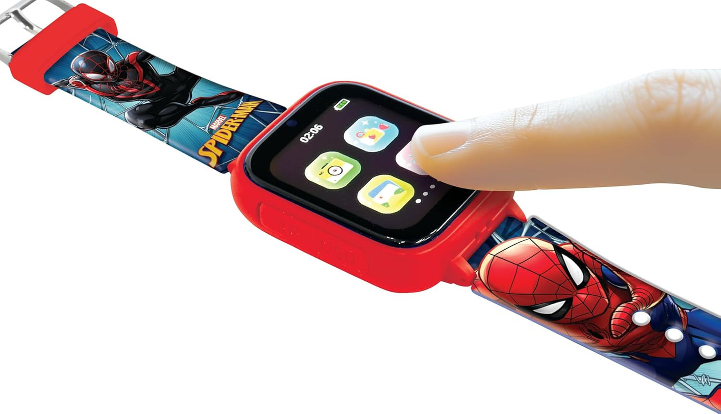 Selfie-Kamera-Uhr mit Touchscreen und 5 Spielen, Spider-Man