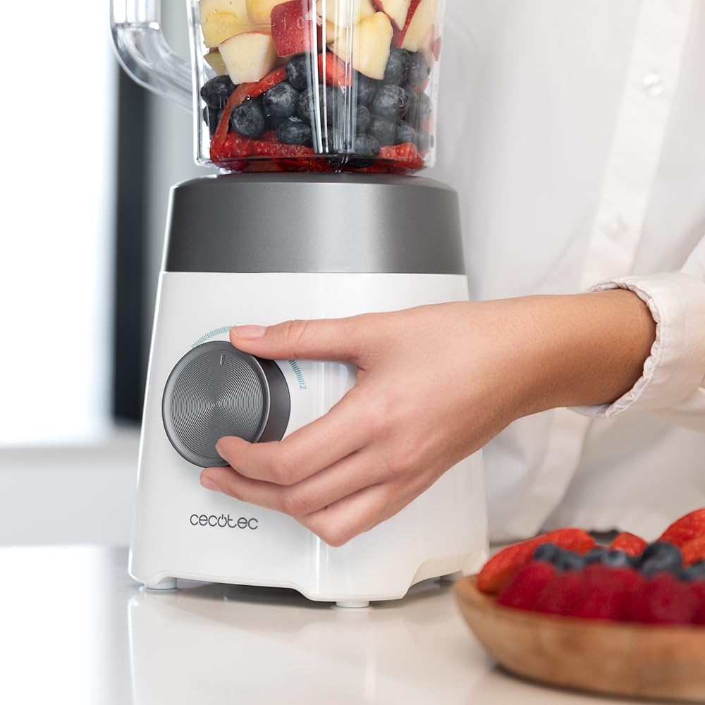 Standmixer Power Black Titanium, Weiß 1300 W | 1,5 L | Kunststoff