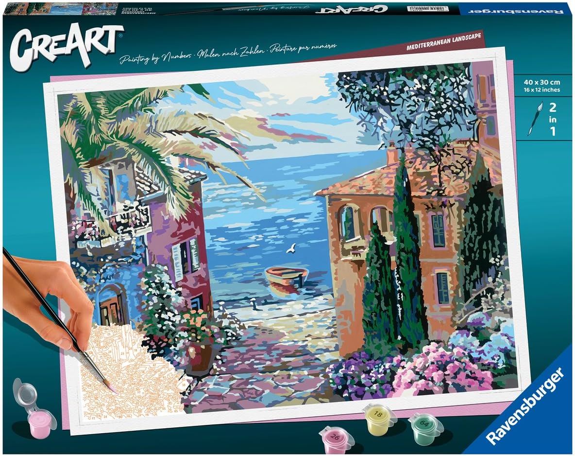 Malen nach Zahlen Mediterrane Landschaft, Neue Version