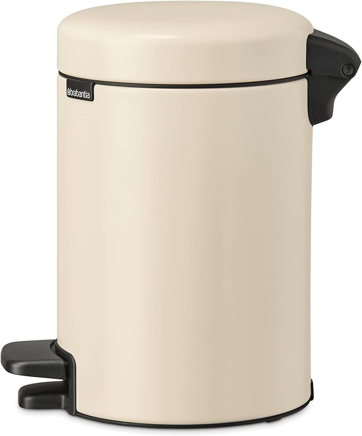 NewIcon Treteimer mit Soft-Close-Deckel, 3 Liter Soft Beige