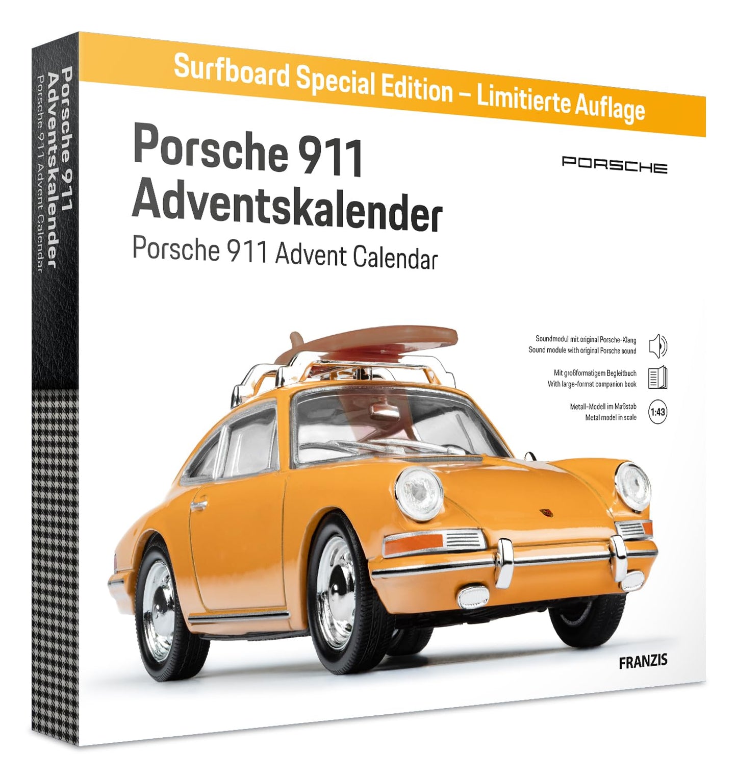 Porsche 911 Sonderedition Surfbrett Adventskalender