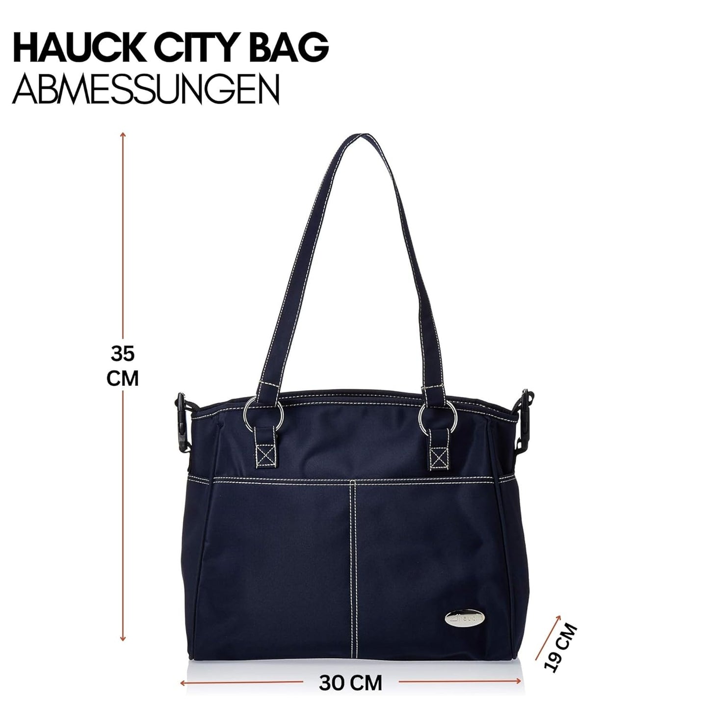 City Bag Wickeltasche mit Wickelunterlage, Navy