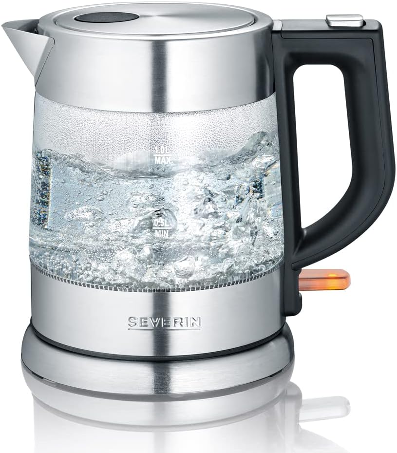 Glas Wasserkocher mit Kalkfilter WK 3468