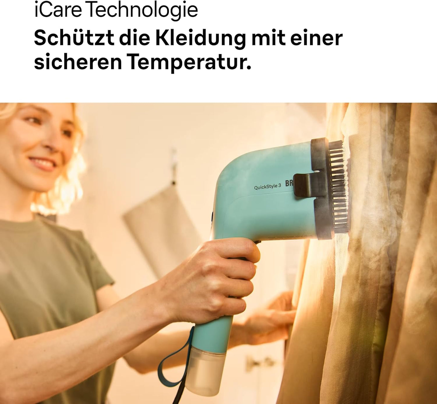 QuickStyle 3 Dampfglätter, Grün
