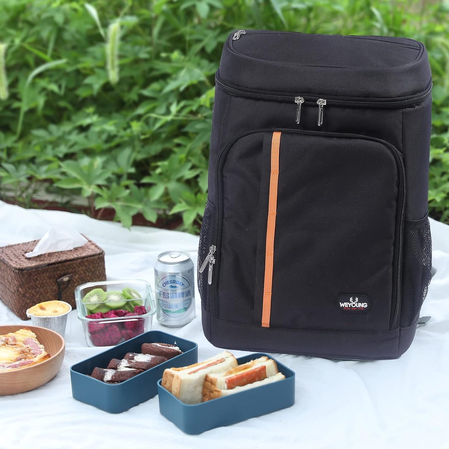 Kühlrucksack, Schwarz