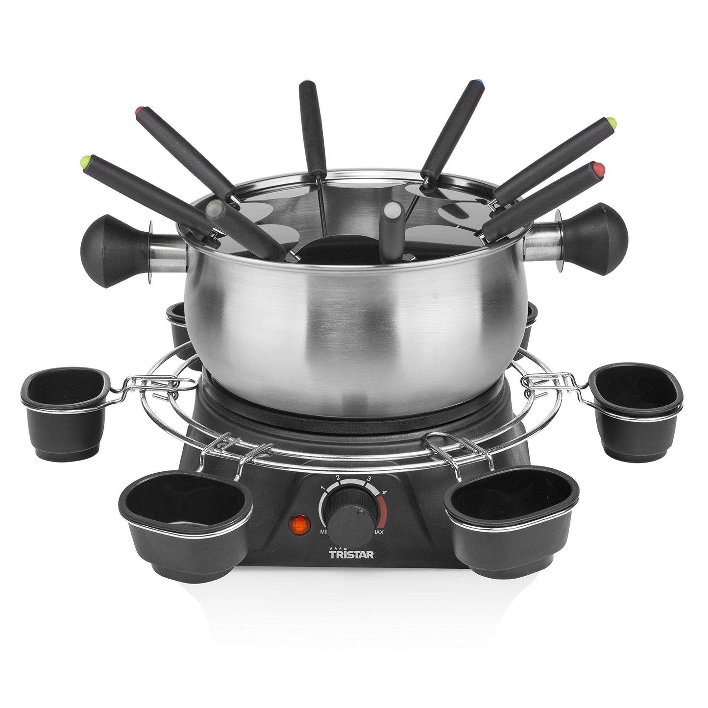 Fondue-Set, mit Saucenring