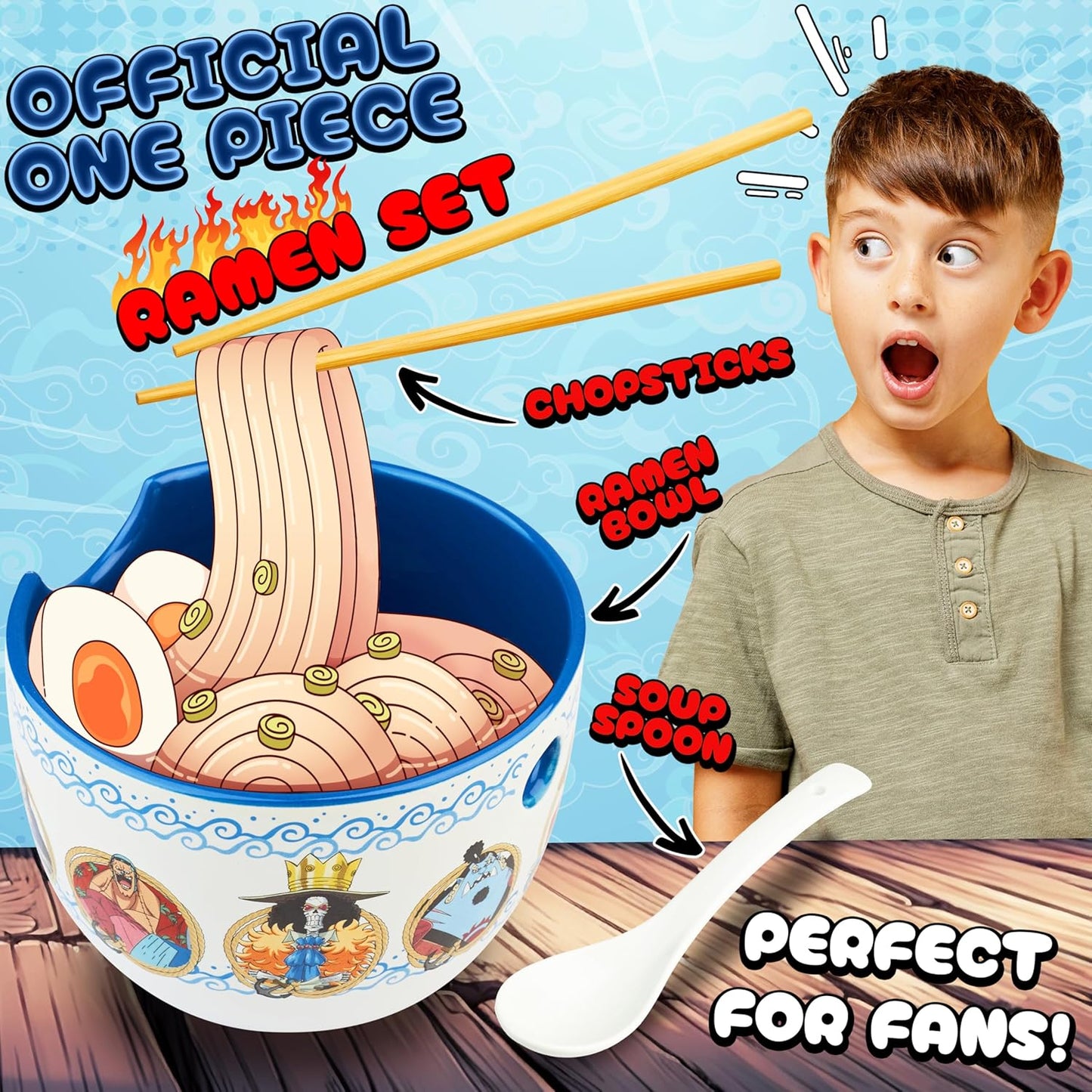 One Piece Ramen-Schüssel-Set, Multi One Piece
