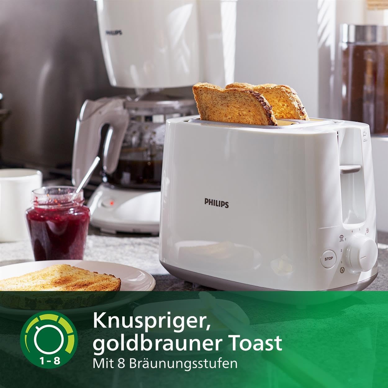 HD2581/00 Toaster, Toaster Weiss