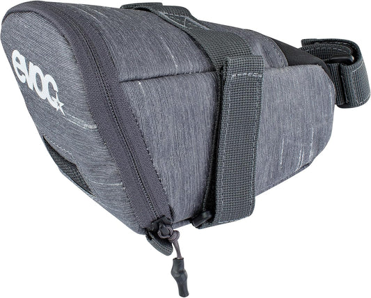 Fahrrad-Satteltaschen Set für Bikepacking, SEAT BAG TOUR M Carbon Grau