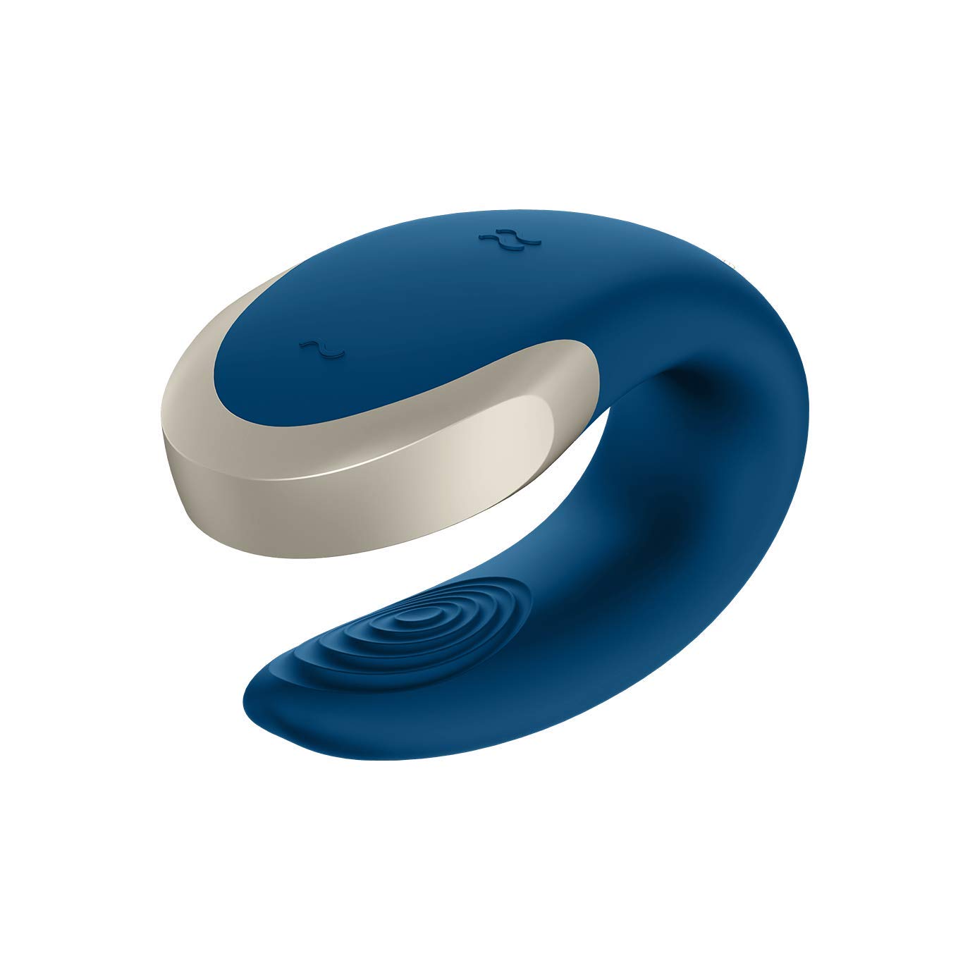 Double Love App Paar-Vibrator mit Fernbedienung, Blau 1 Stück (1er Pack)