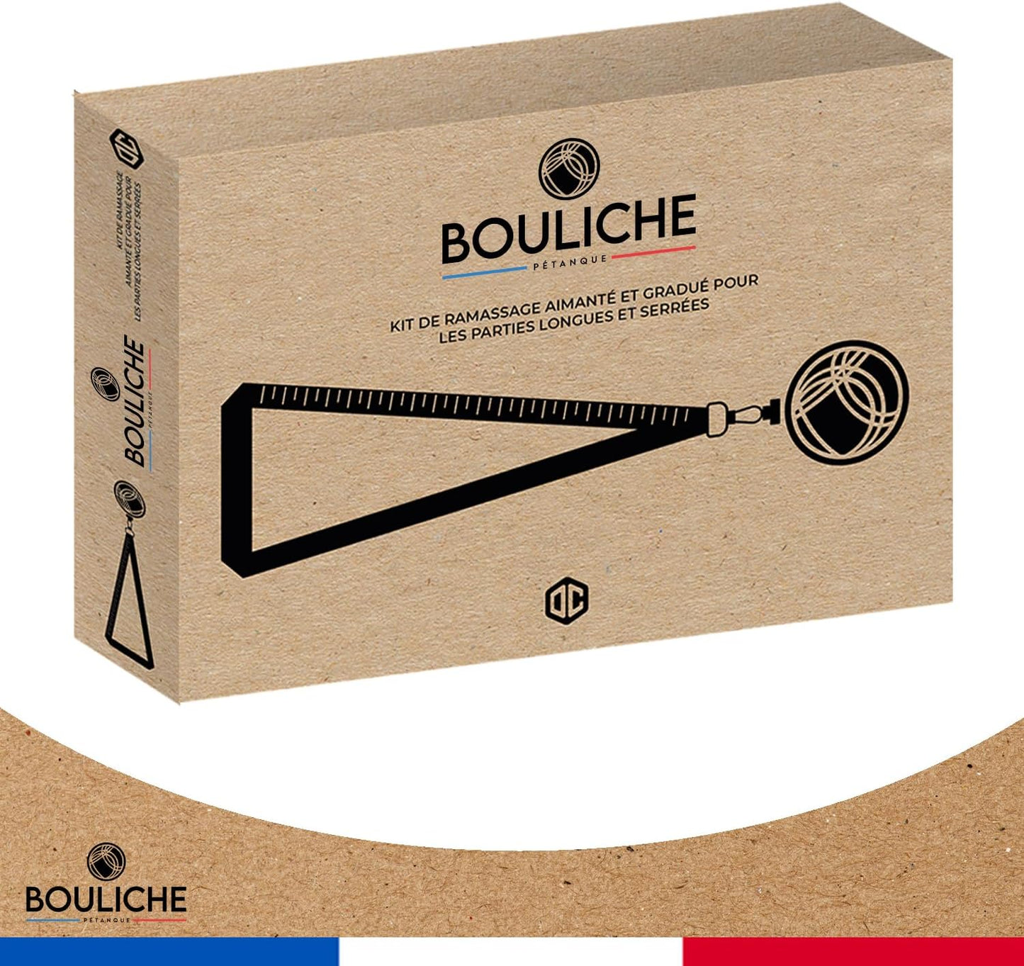 Boulekugel Sammelset mit Magnet & Massband, Boulekugel Sammelset