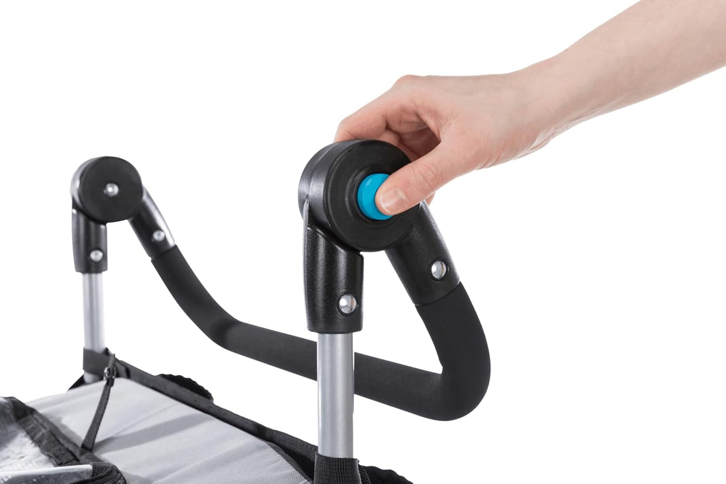 Velo-Anhänger mit integriertem Kissen und Leine, S