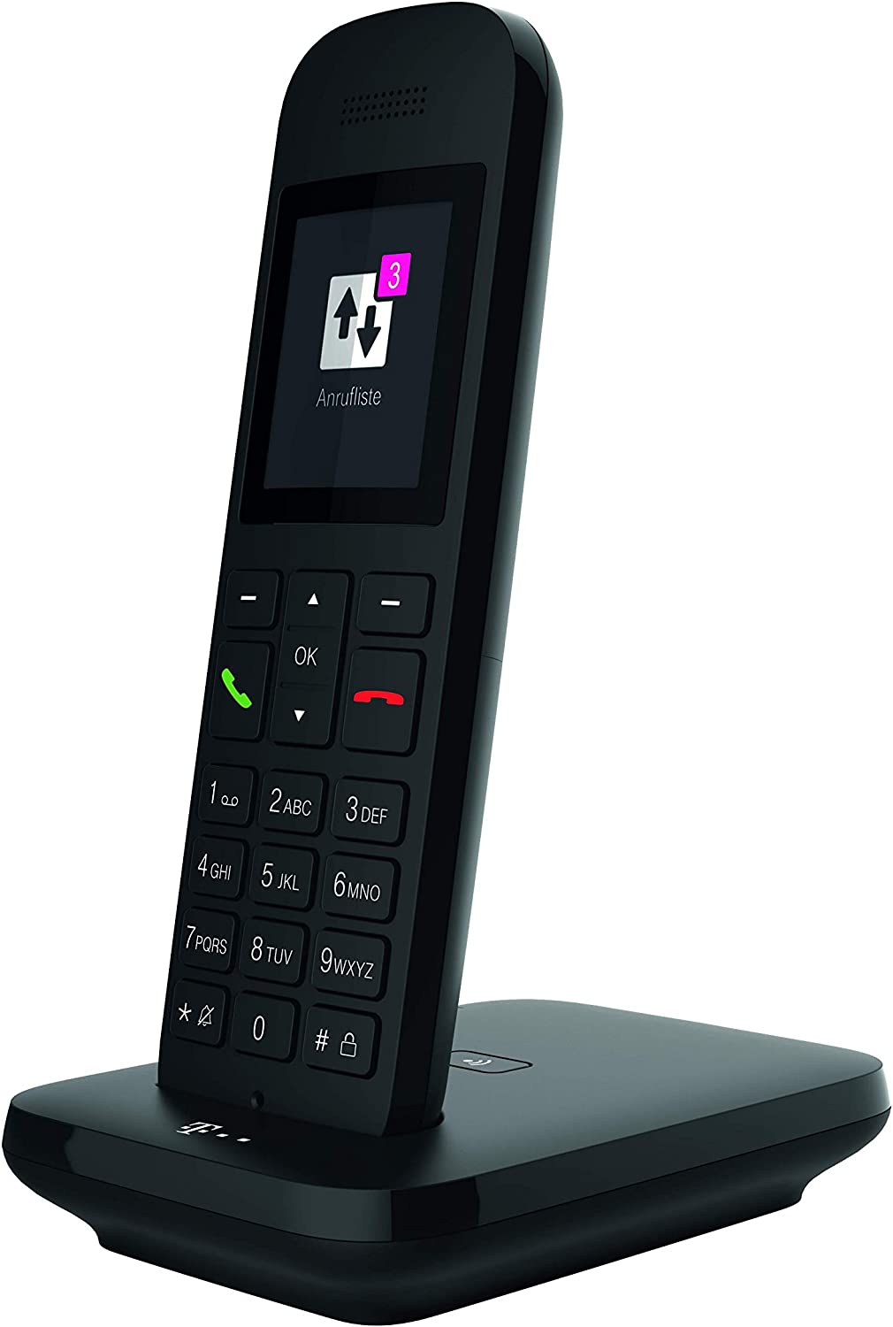 Sinus 12, analoges Telefon, schwarz Single