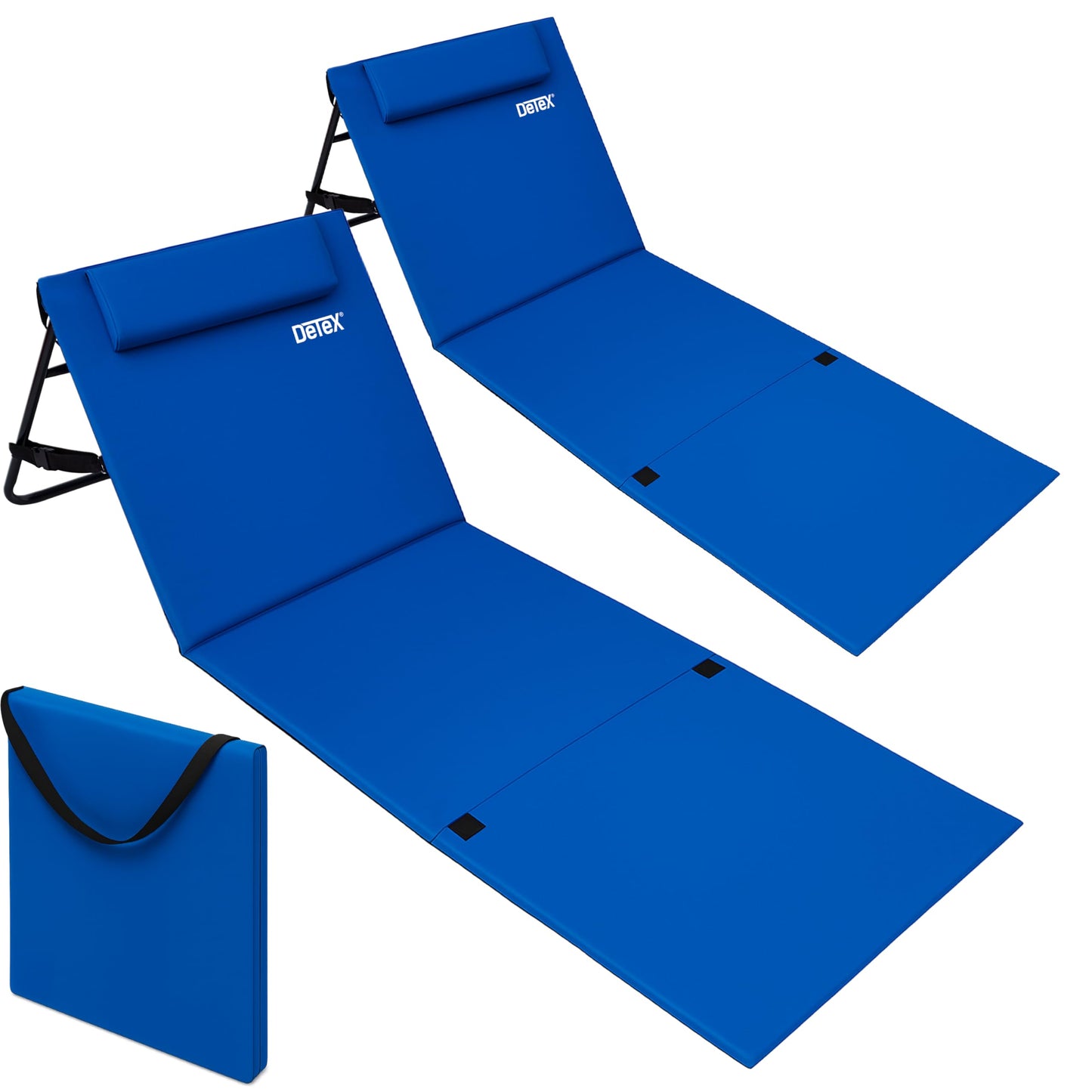 2er-Set Strandmatte, 2 Blau