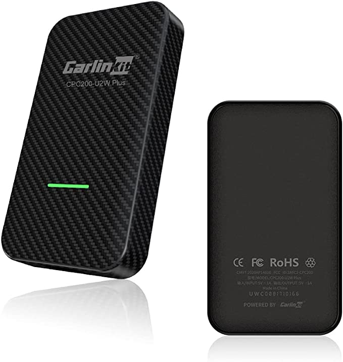 CarlinKit 3.0 Wireless CarPlay Adapter, 4.6*8*1.3cm Red UI