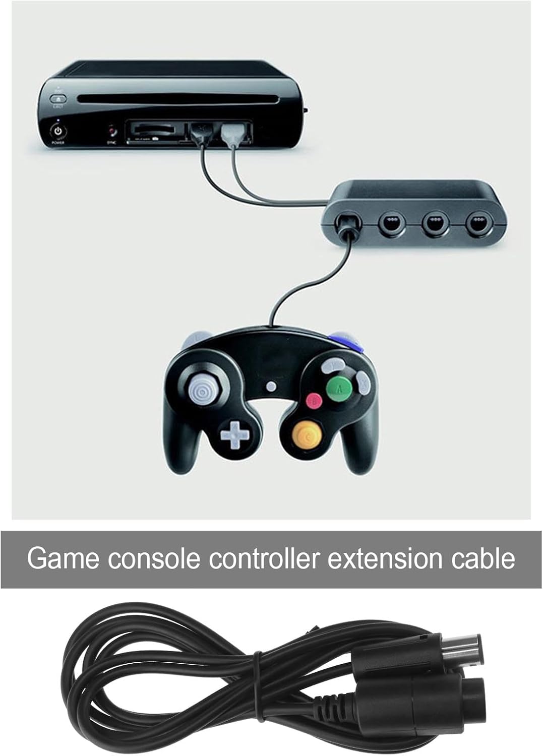 4x Verlängerungskabel für Spielkonsolen-Controller