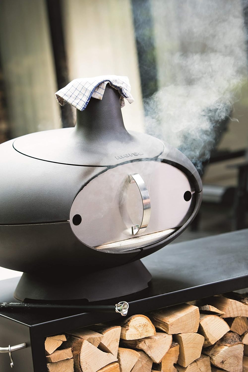 Pizzaofentür für Forno Outdoor-Backofen