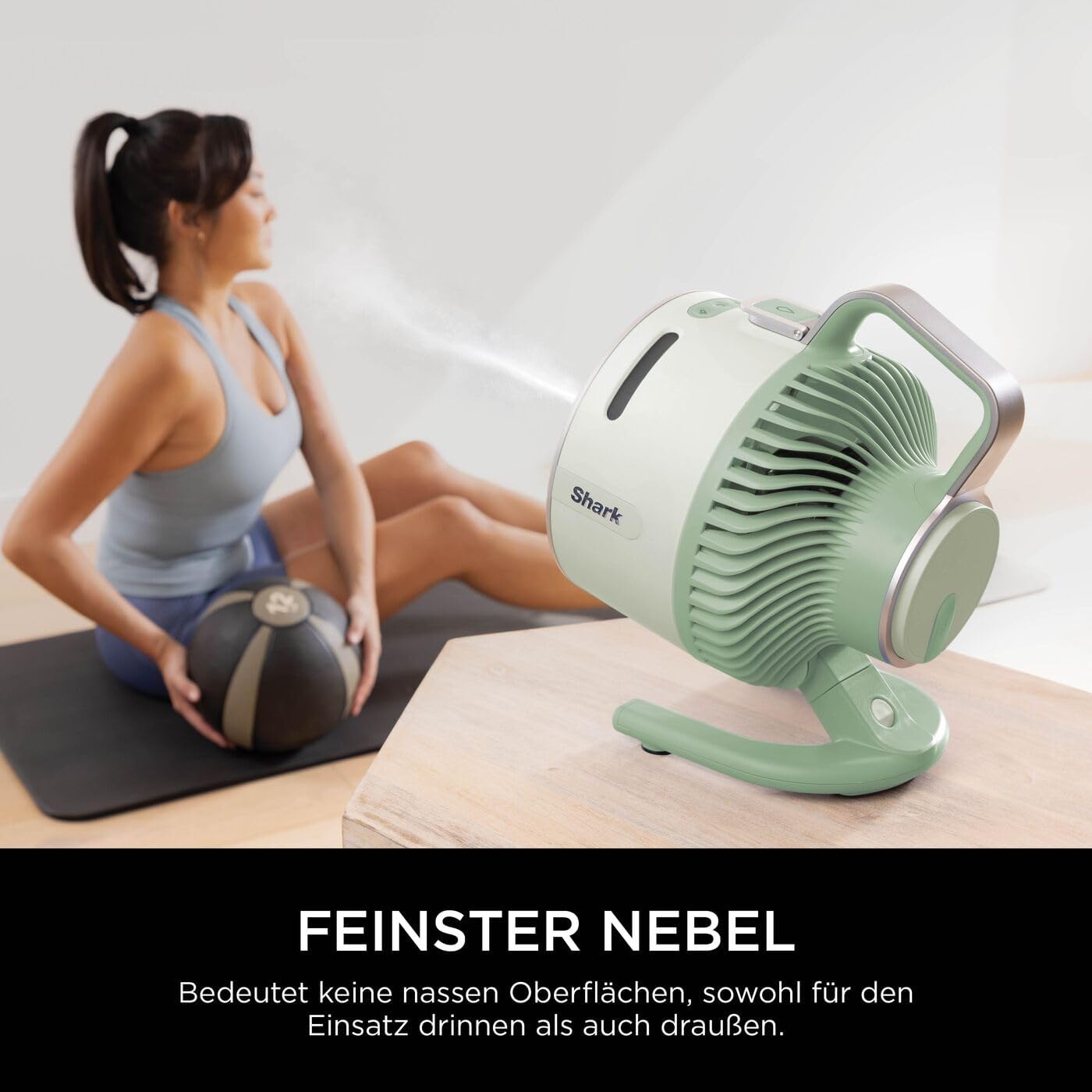 FA050EU FlexBreeze HydroGo Ventilator mit Sprühnebel, Mint