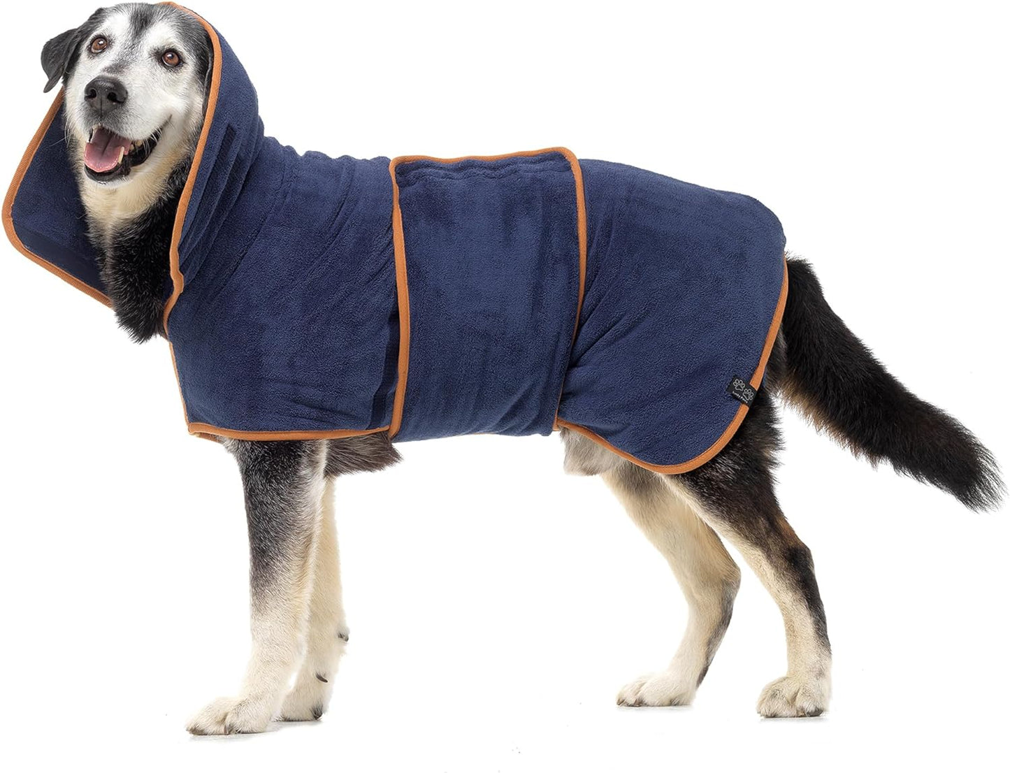 Hundebademantel, XXL Marine