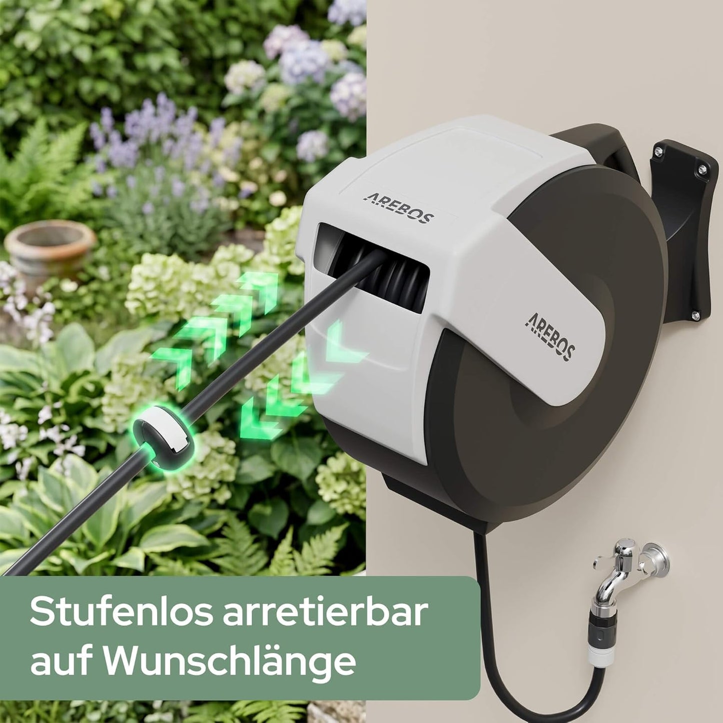Gartenschlauchaufroller 35m