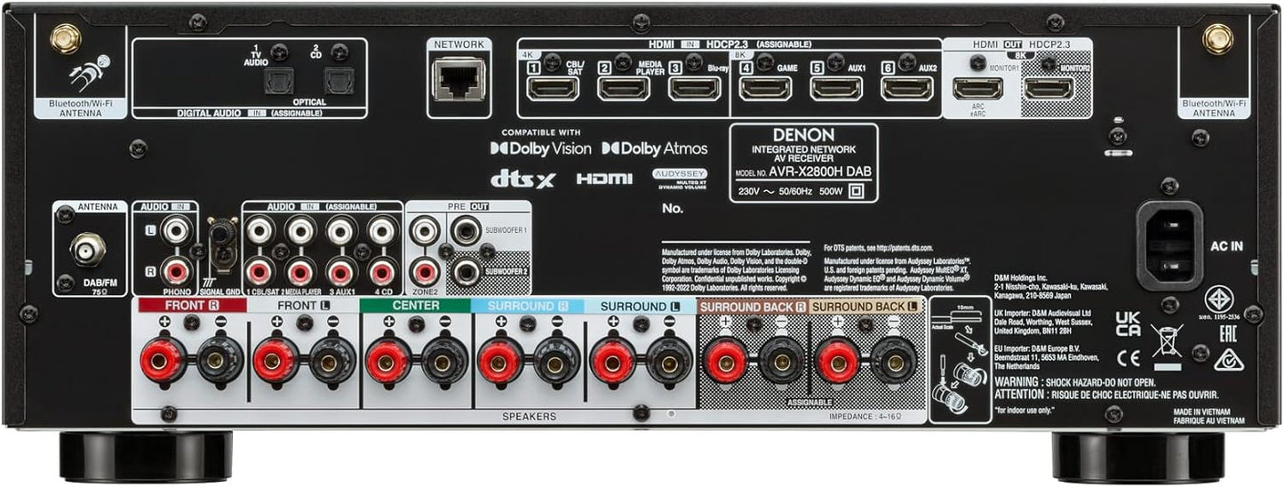 AVR-X2800H DAB, mit DAB