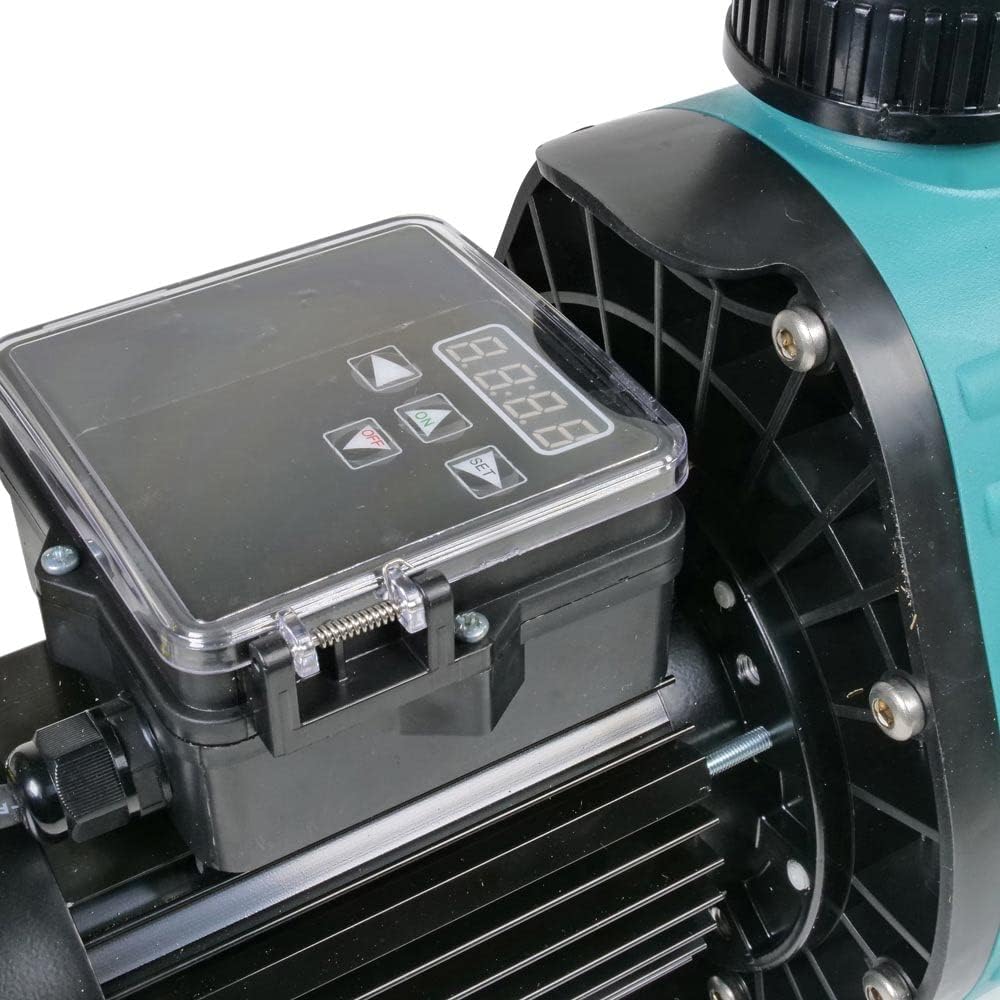 Poolfilter mit Timer für 50.000 l Pools, Interne Zeitschaltuhr Aqua Plus 11
