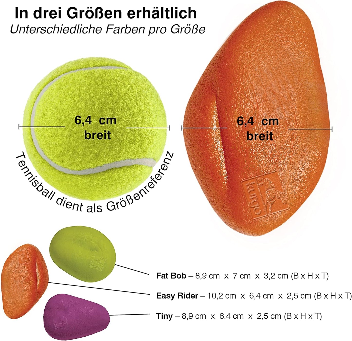 3er-Pack Schwimmende Apportiersteine, 3 Stück