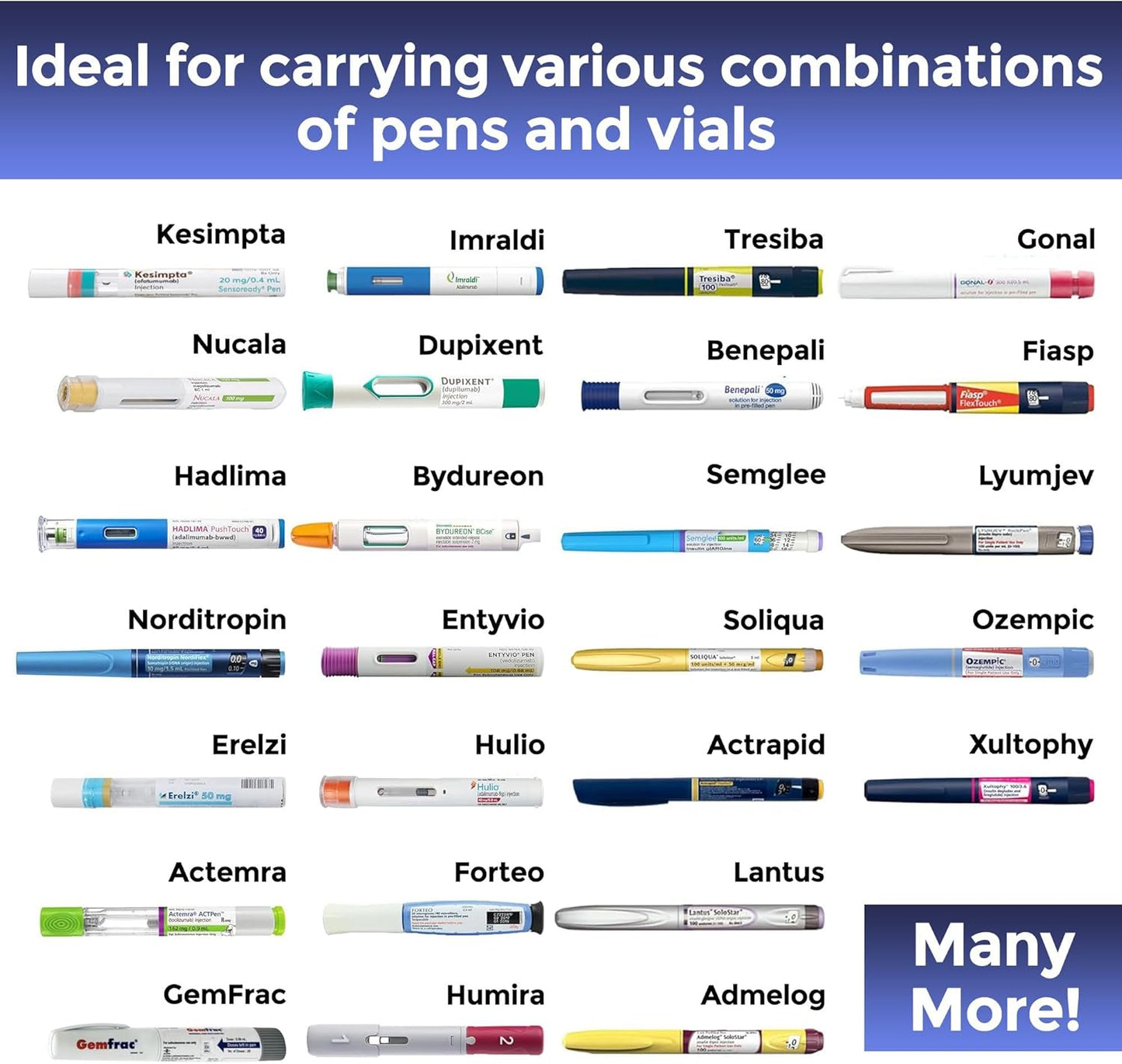 Diabetiker Insulin-Kühltasche für 1 Pen, Violett