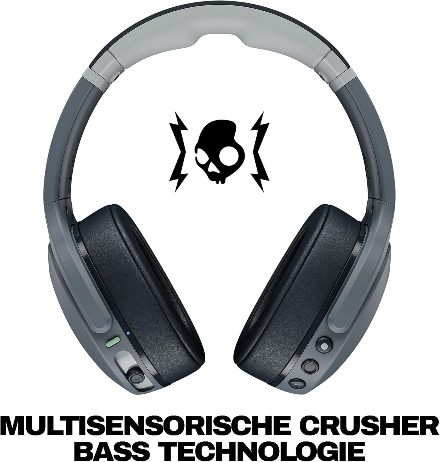 Crusher Evo Over-Ear Wireless-Kopfhörer, Grau