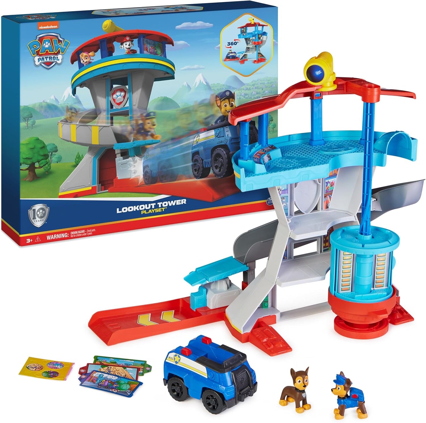 Lookout Tower Spielset mit Chase Figuren