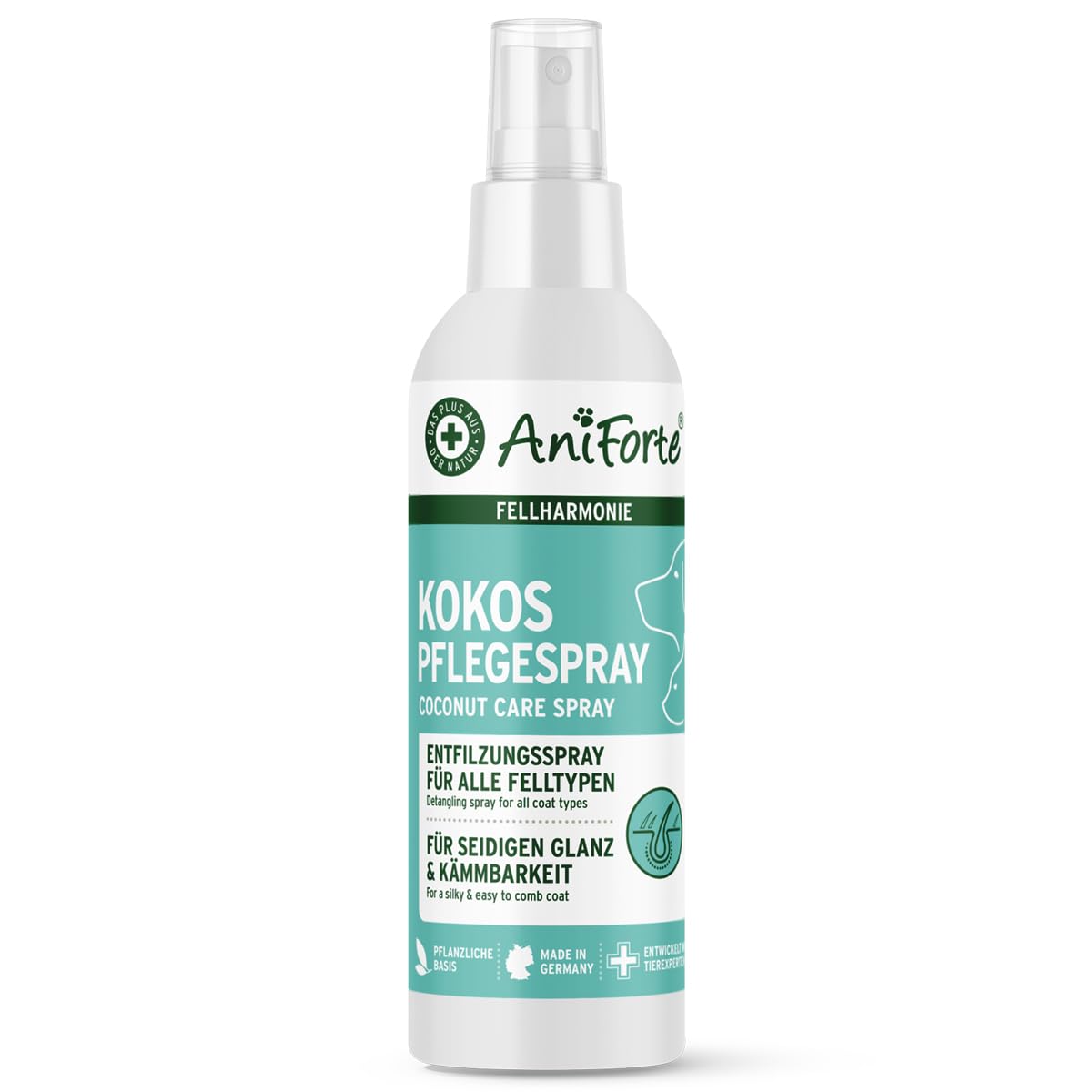 Fellharmonie Pflegespray für Hunde & Katzen, Kokos