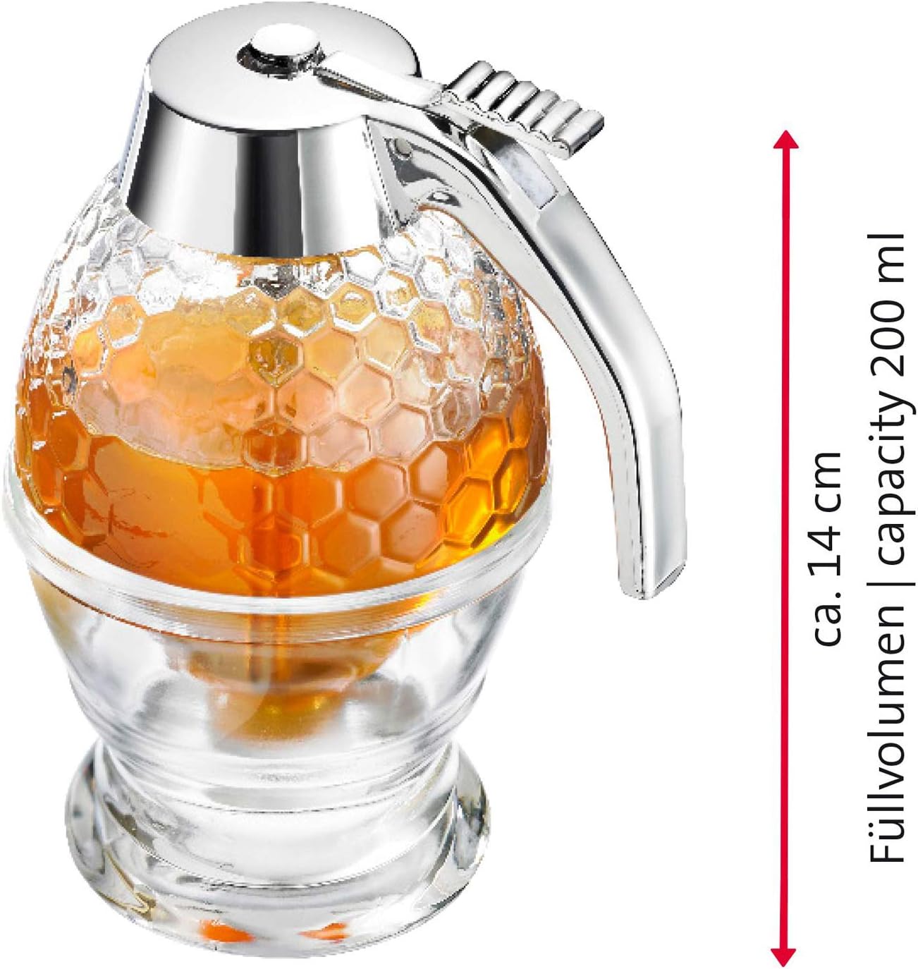Honig-Dosierer Deluxe, 200 ml, Honigbirne