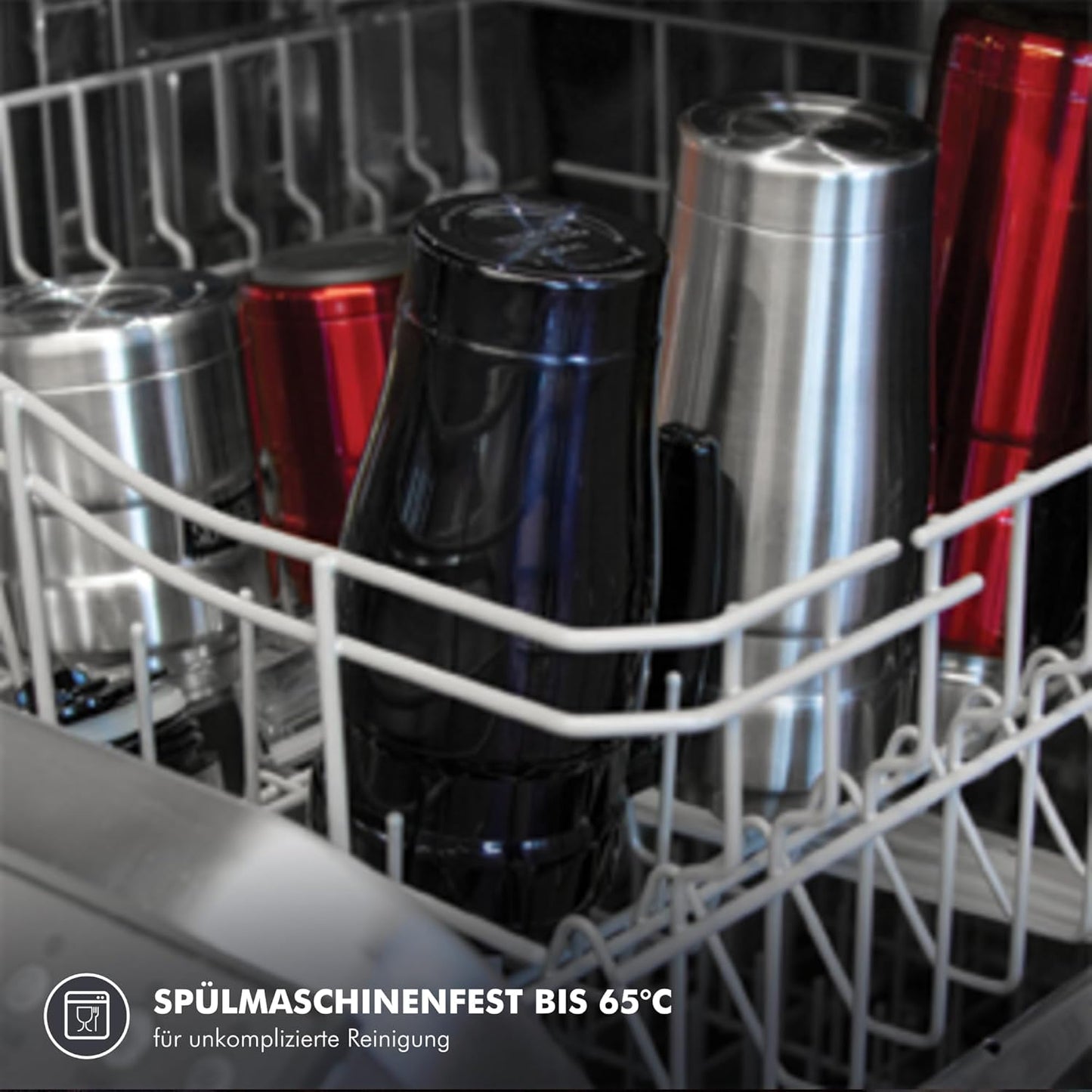 Thermobehälter für Essen, 0,47 l, mit Löffel, Ice Grey Polished 0.47 l