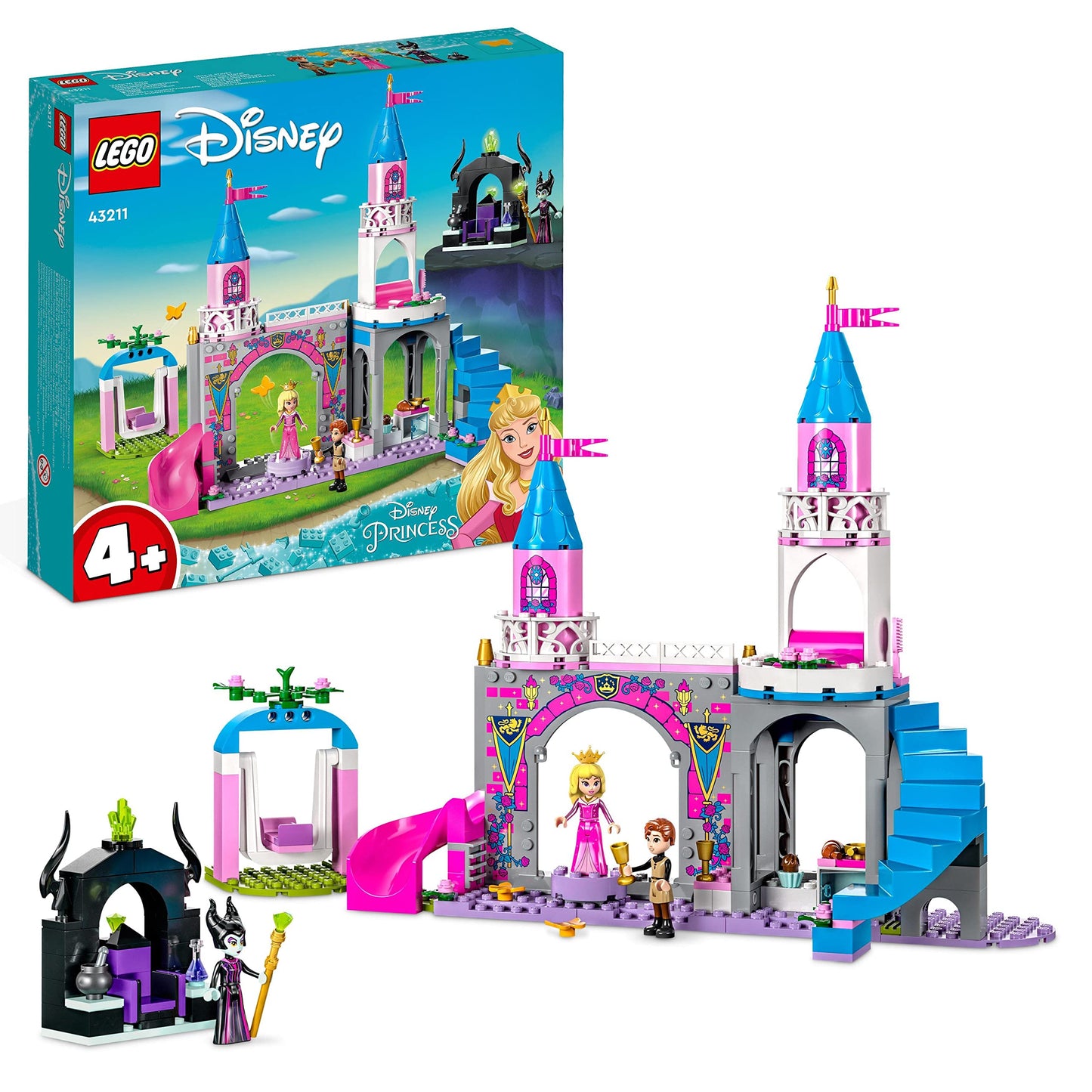43211 Disney Princess Auroras Schloss, Konstruktionsspielzeug, Spielzeug