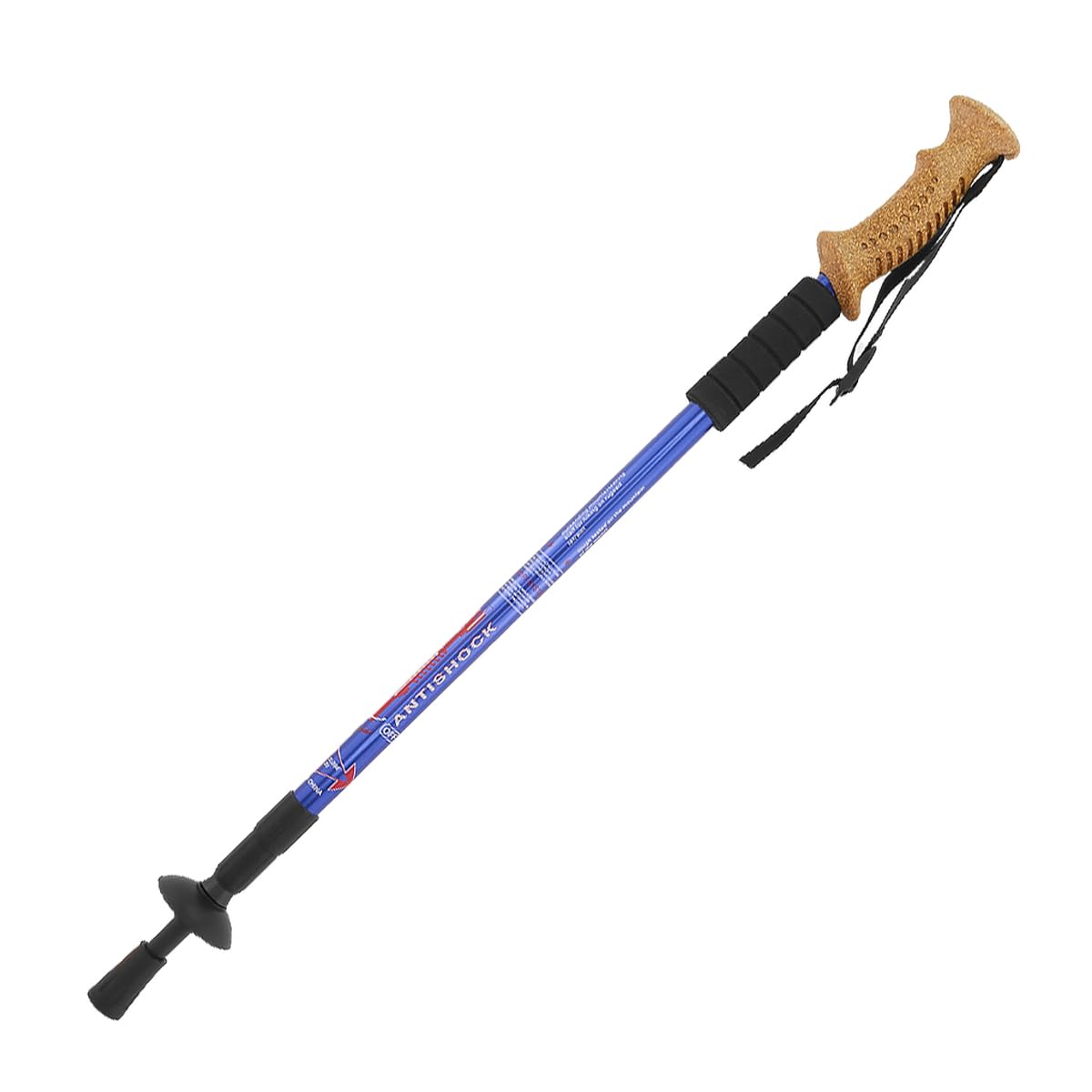 Teleskop Nordic Walking Stock, Blau 1