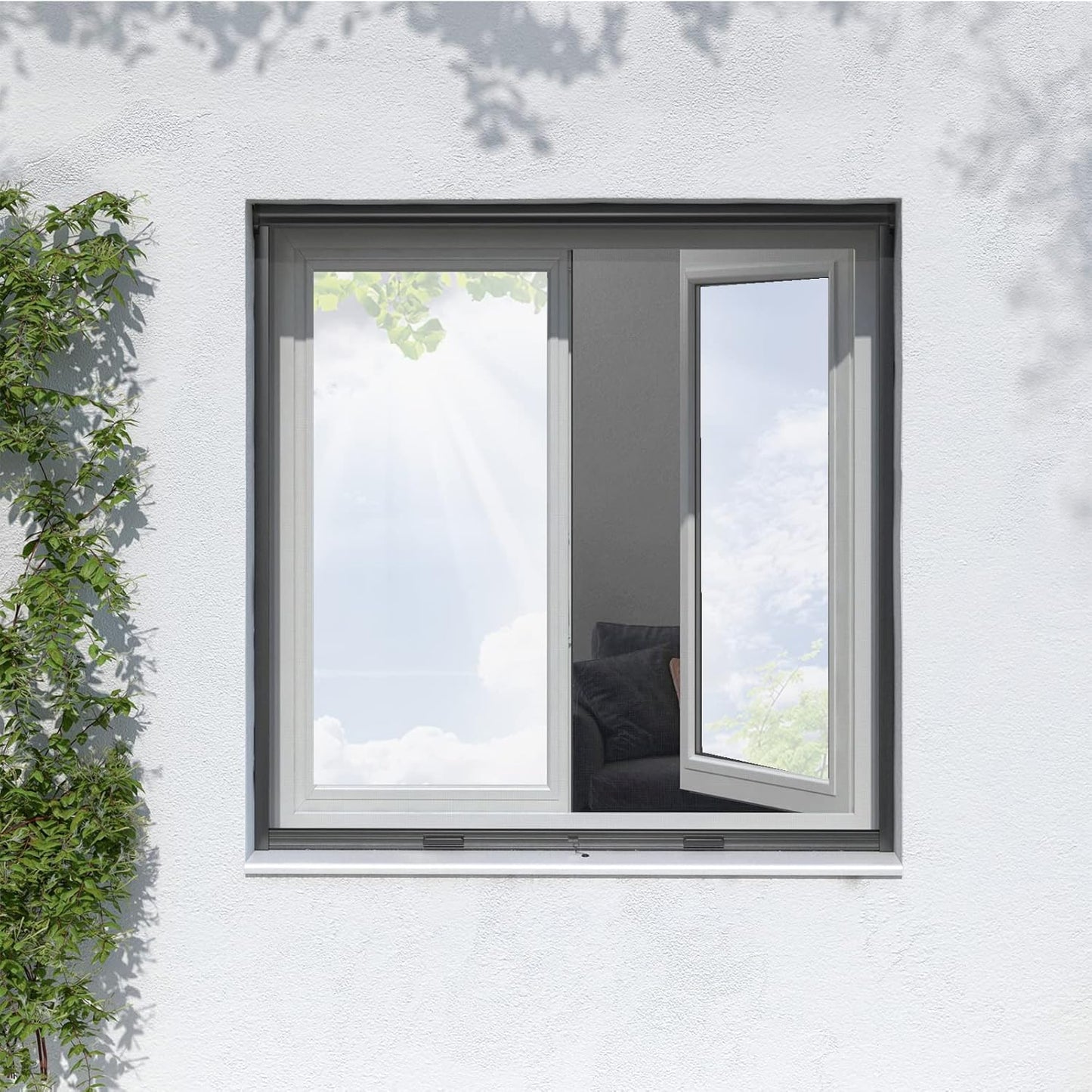 Reflektierende Fensterfolie, 90 x 400cm / Silber