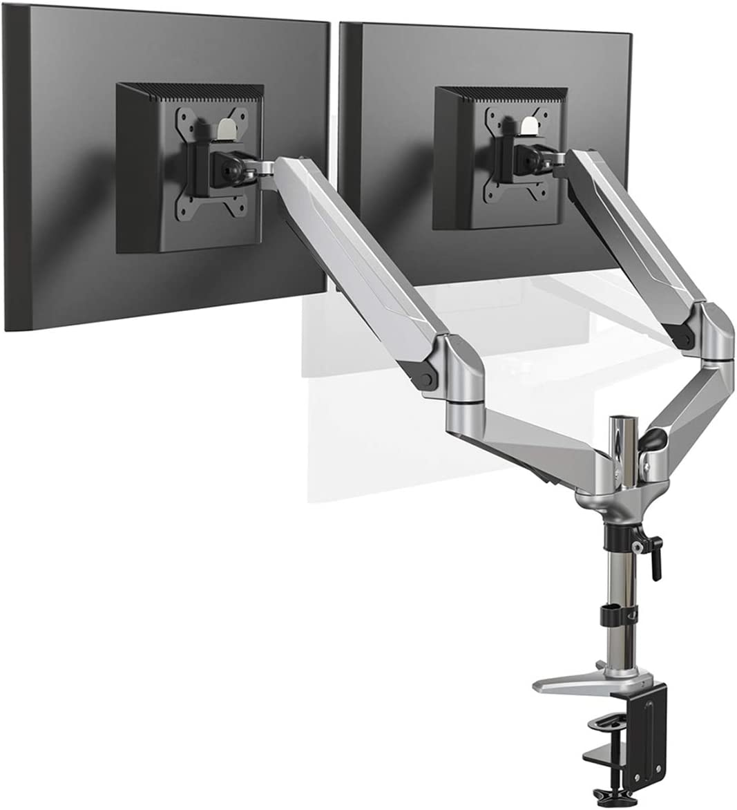 Dual-Monitorhalterung, 2 Monitore bis 32" (Max. 8kg je Arm)