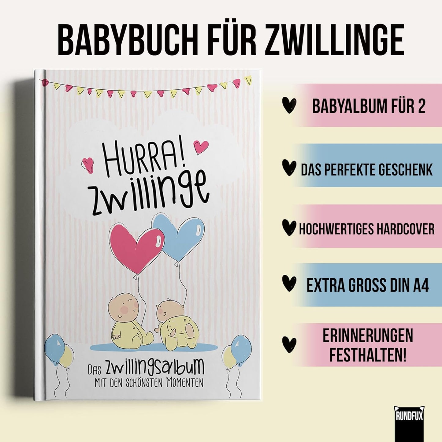 Hurra! Zwillinge - Das 1. Eintragealbum