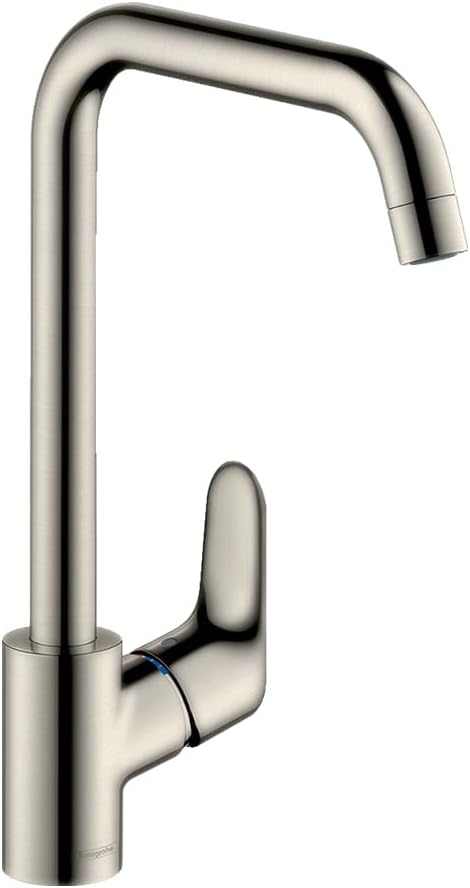 Focus Küchenarmatur, Edelstahl Finish Auslaufhöhe 260mm ohne Schlauchbox