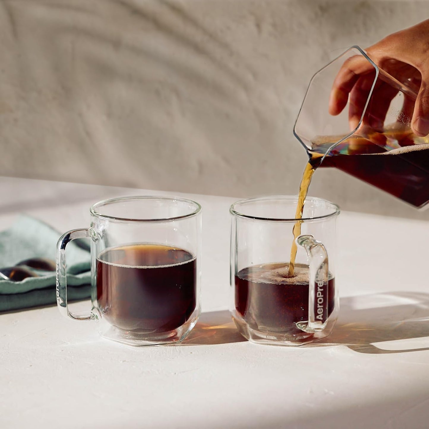 XL Kaffeepresse, Originales Grau XL