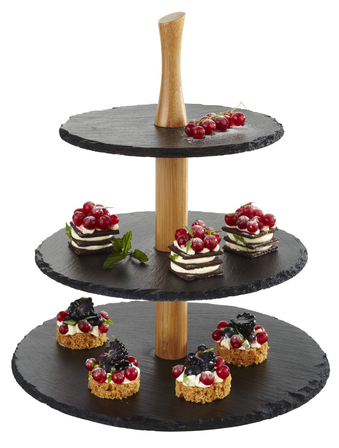 3-stufige Etagere, 34 cm