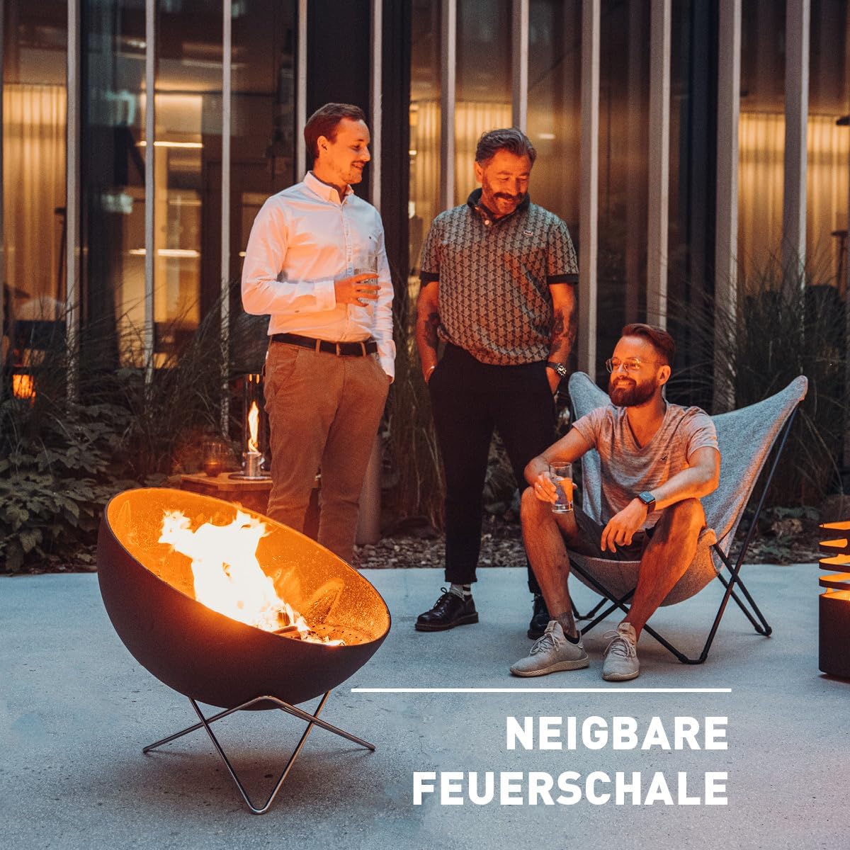 BOWL 70 Feuerschale mit Dreibein, 70 BOWL 70 mit Dreibein